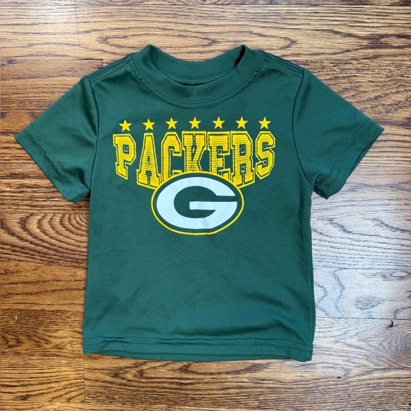 NFL Team Apparel Green Bay Packers Kids T-Shirt - Green Size 18 Mths - Picture 1 of 10